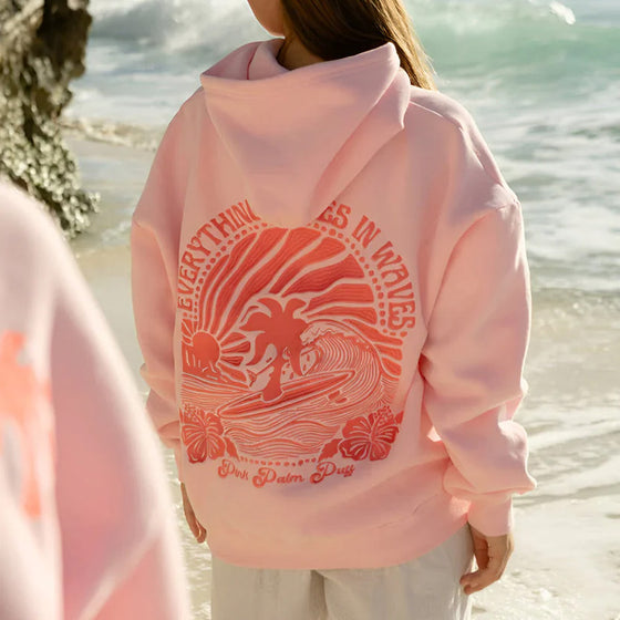 Übergroßer Hoodie „Chasing Sunset“