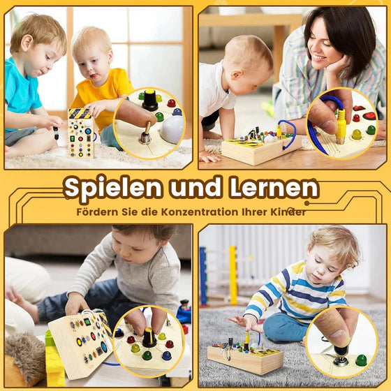 Beschäftigungsbrett für Kleinkinder