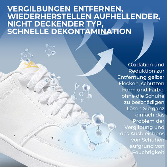 Weißer Schuhreiniger