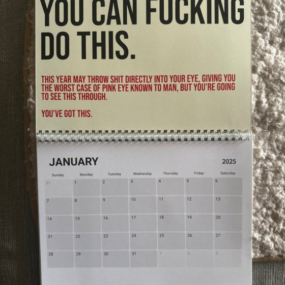 Ihr Kick-Ass-Motivationskalender (2025)