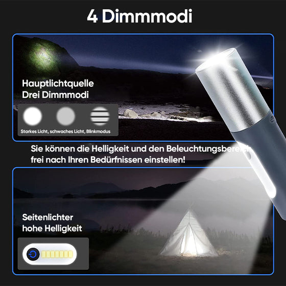 Wiederaufladbare LED-Taschenlampen