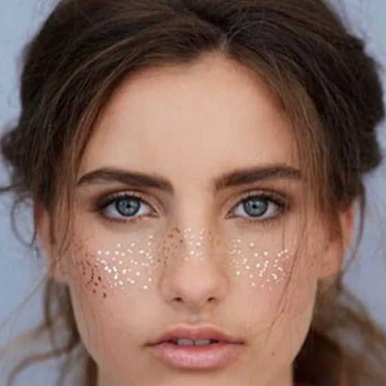 Glitter-Freckles-Aufkleber