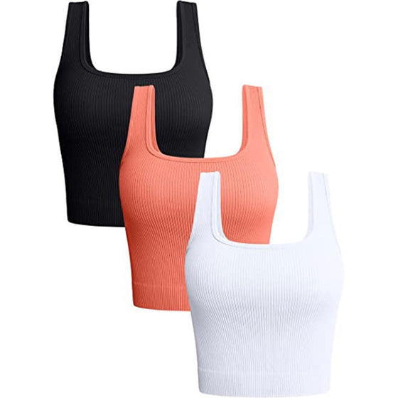 Kurzes Fitness-Yoga-Tanktop