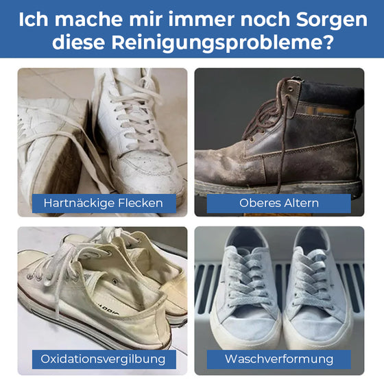 Weißer Schuhreiniger