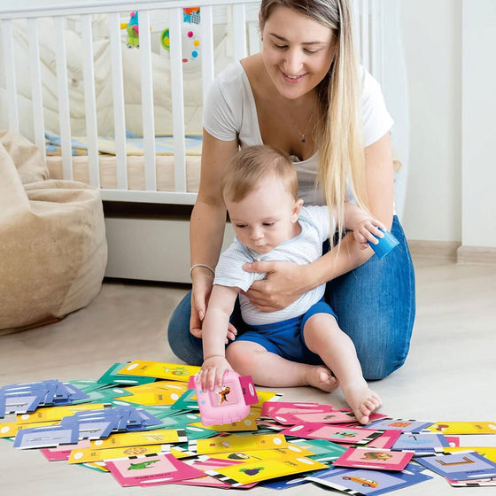 Sprechende Lernkarten für Kleinkinder von 2–4 Jahren, 224 Sichtwörter