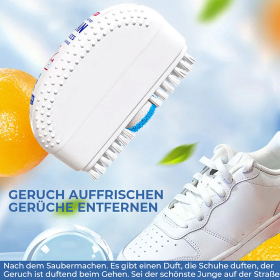 Weißer Schuhreiniger