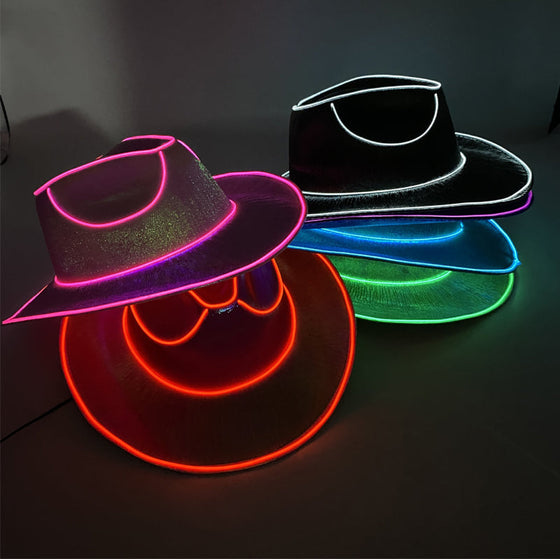 LED-Cowboy-Partyhut