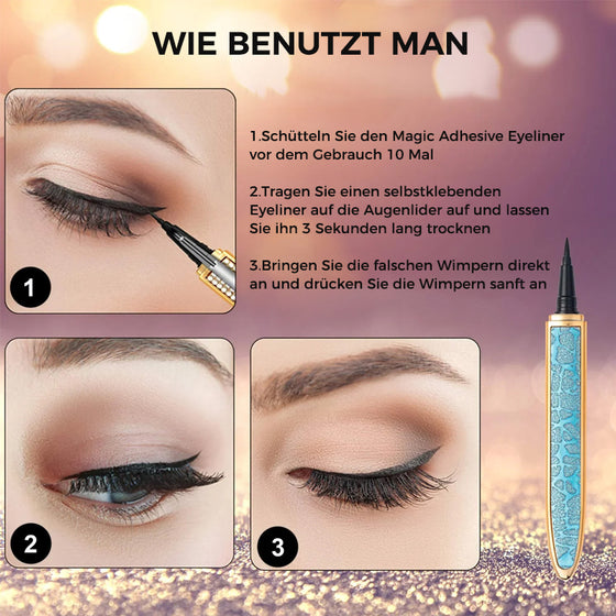 Selbstklebender, Langlebiger Eyeliner-Wimpernklebestift