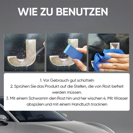 Effizientes Auto-Rostentfernungsspray-Set