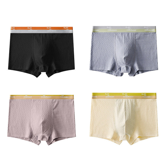 Baumwolle Herren Boxershorts Antibakteriell Atmungsaktiv Schweißabsorbierend