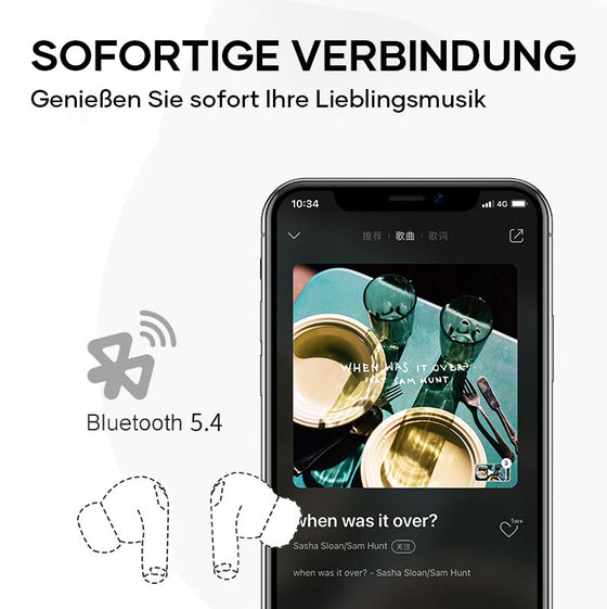 Bluetooth-Ohrhörer mit Geräuschunterdrückung