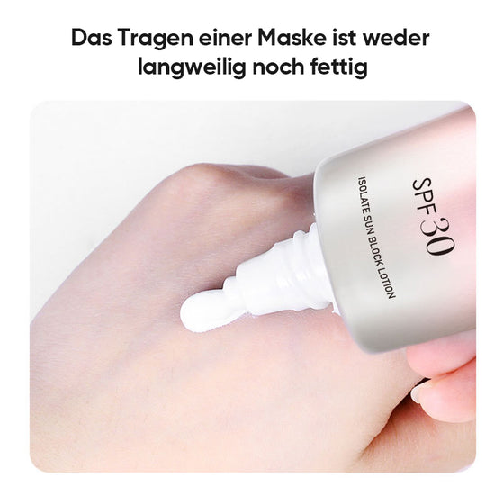 Sonnenschutzcreme UV-Isolierung Spf30+