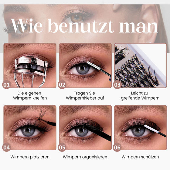 DIY gepfropfte Wimpern