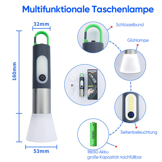 Wiederaufladbare LED-Taschenlampen