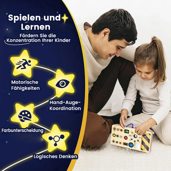 Beschäftigungsbrett für Kleinkinder