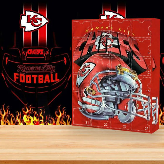 VORVERKAUF > Kansas City Chiefs Adventskalender – 24 Geschenke sind drin