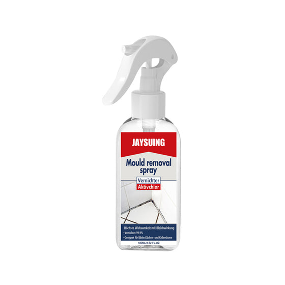 Mildew removal foam spray