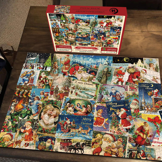 Weihnachtsgalerie-Puzzle 1000 Teile