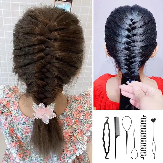 Haarstyling-Accessoires 6 Stück/Set