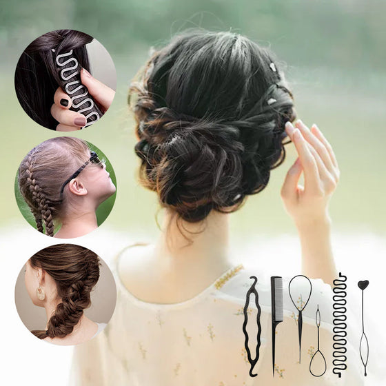 Haarstyling-Accessoires 6 Stück/Set