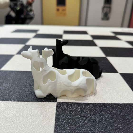 Dekompressions-3D-Druck-Kuhfigur