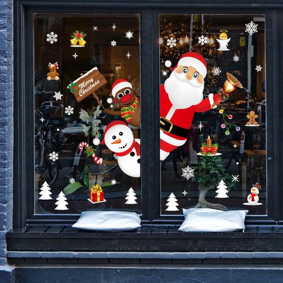 Weihnachts-Fensteraufkleber