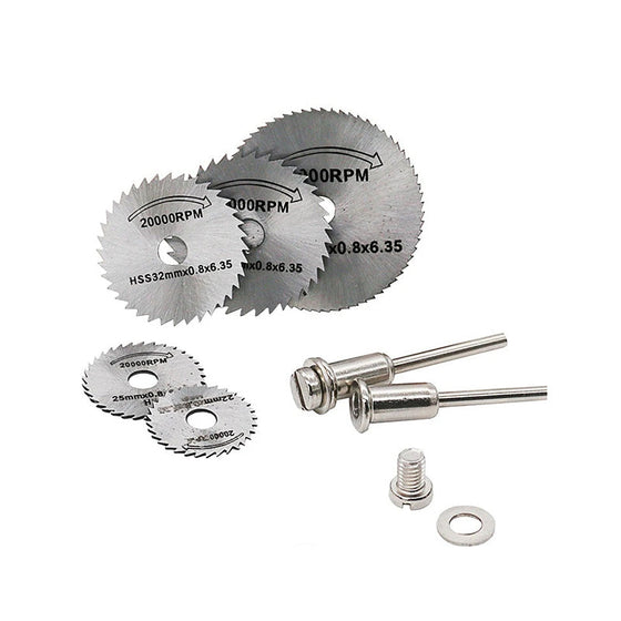 Satz mit 6 PCS Metall HSS Kreissägeblatt