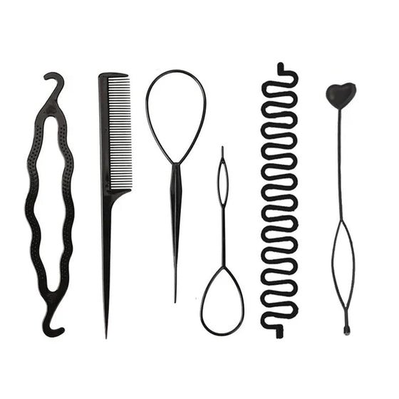 Haarstyling-Accessoires 6 Stück/Set