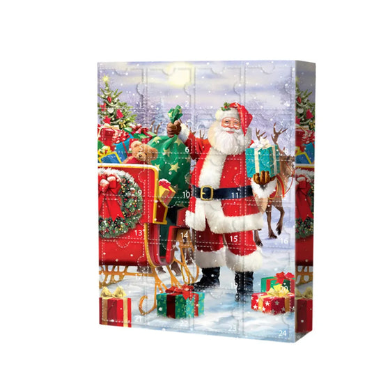 Adventskalender mit Weihnachtsmann