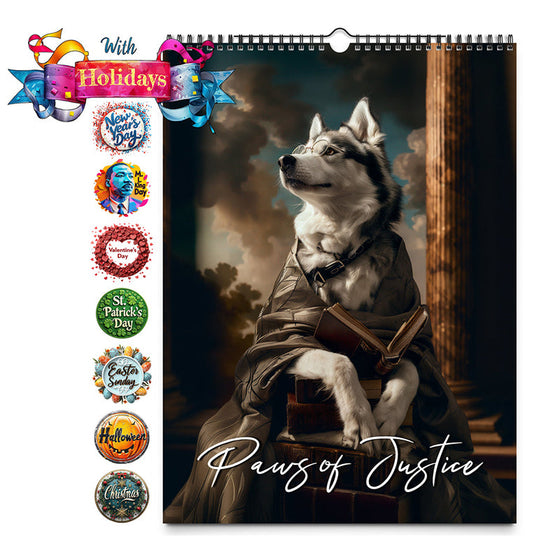 2025 Paws of Justice Wandkalender