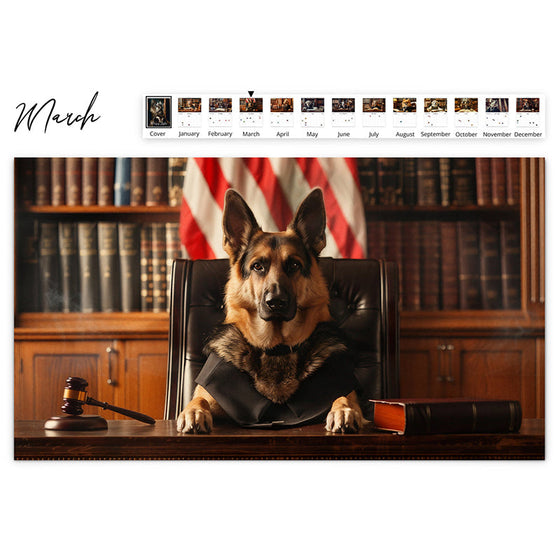 2025 Paws of Justice Wandkalender