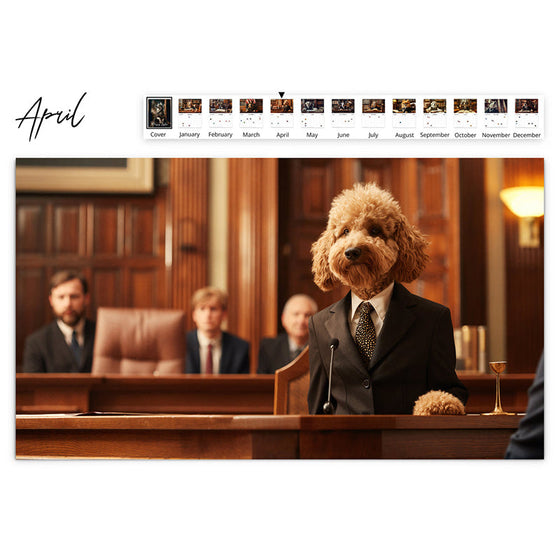 2025 Paws of Justice Wandkalender