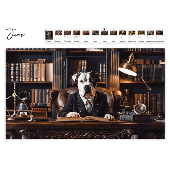 2025 Paws of Justice Wandkalender