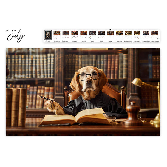 2025 Paws of Justice Wandkalender