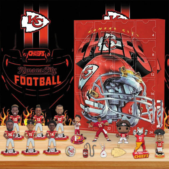 VORVERKAUF > Kansas City Chiefs Adventskalender – 24 Geschenke sind drin