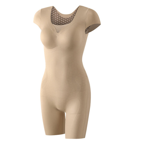 Body Shapewear mit kurzem Arm und Fettverbrennung