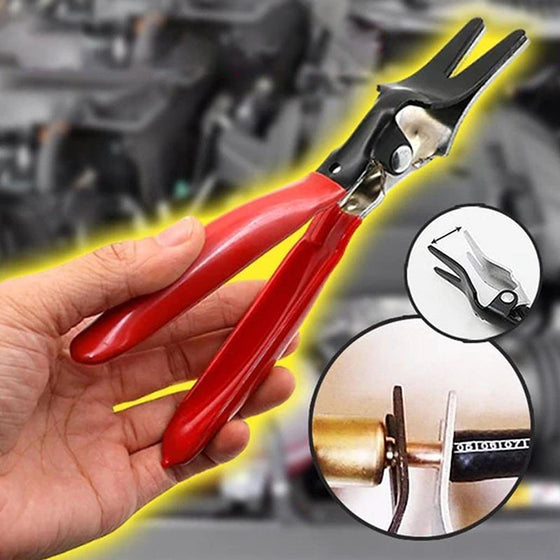 Automotive oil pipe separation pliers