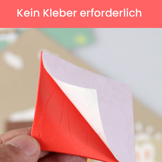 DIY Kinder Tier handgemachte Aufkleber