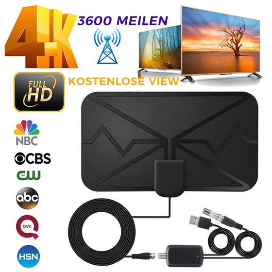 Verbesserte Digitale HDTV-Antenne 4K