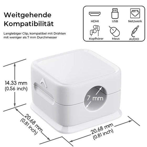 Magnetischer Kabelspeicher-Organizer