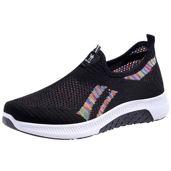 Flyweave breathable slip-on casual shoes