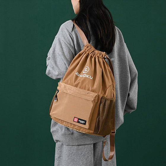 Casual Sport Kordelzug Rucksack