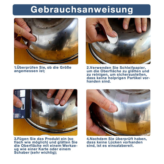 Wasserfeste und hochtemperaturbeständige Topfaufkleber aus Aluminiumfolie