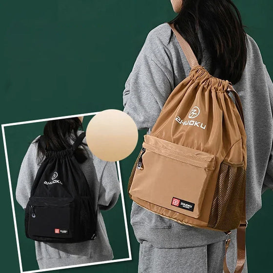 Casual Sport Kordelzug Rucksack