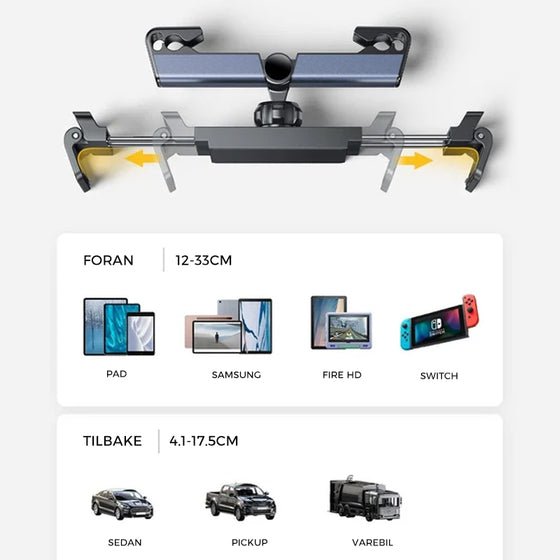 Headrest Tablet Mount