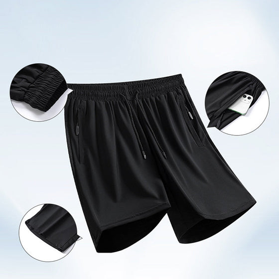 Sommerliche elastische Sportshorts