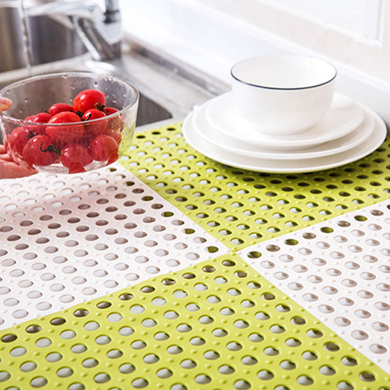 Bathroom PVC spliceable non-slip mat(4 Stück)