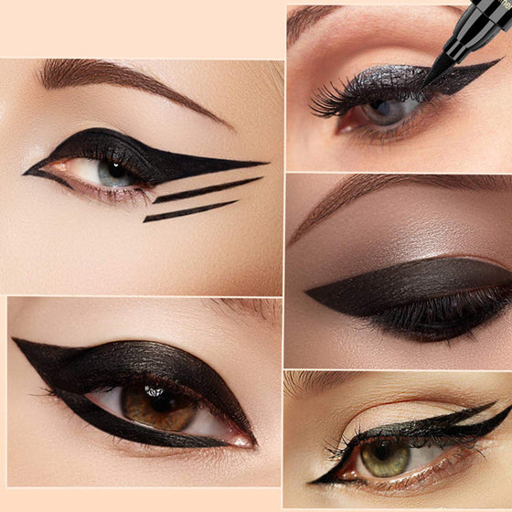 Doppelseitiges flüssiges Eyeliner-Make-up