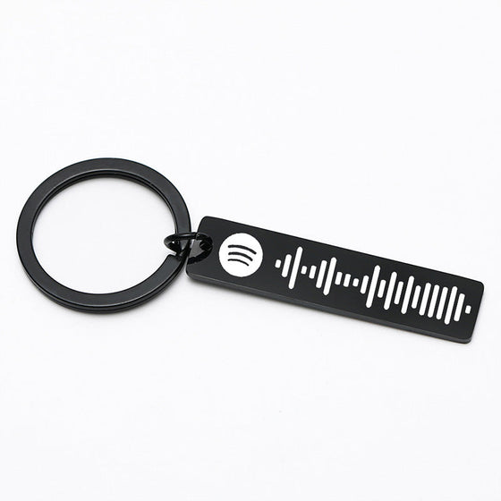 Benutzerdefinierter Spotify-Code-Musik-Schlüsselanhänger