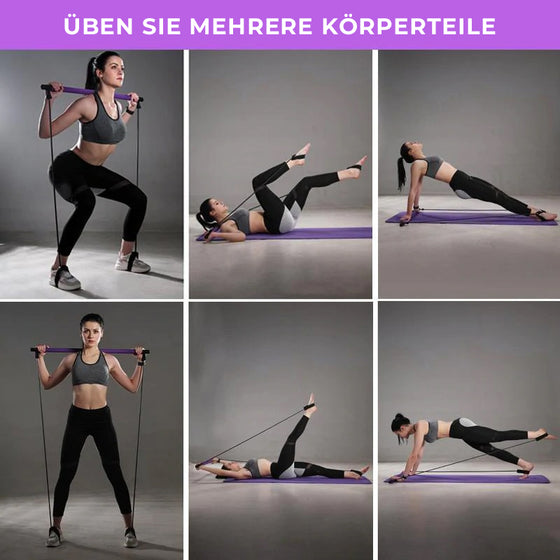 Tragbares Pilates-Bar-Kit